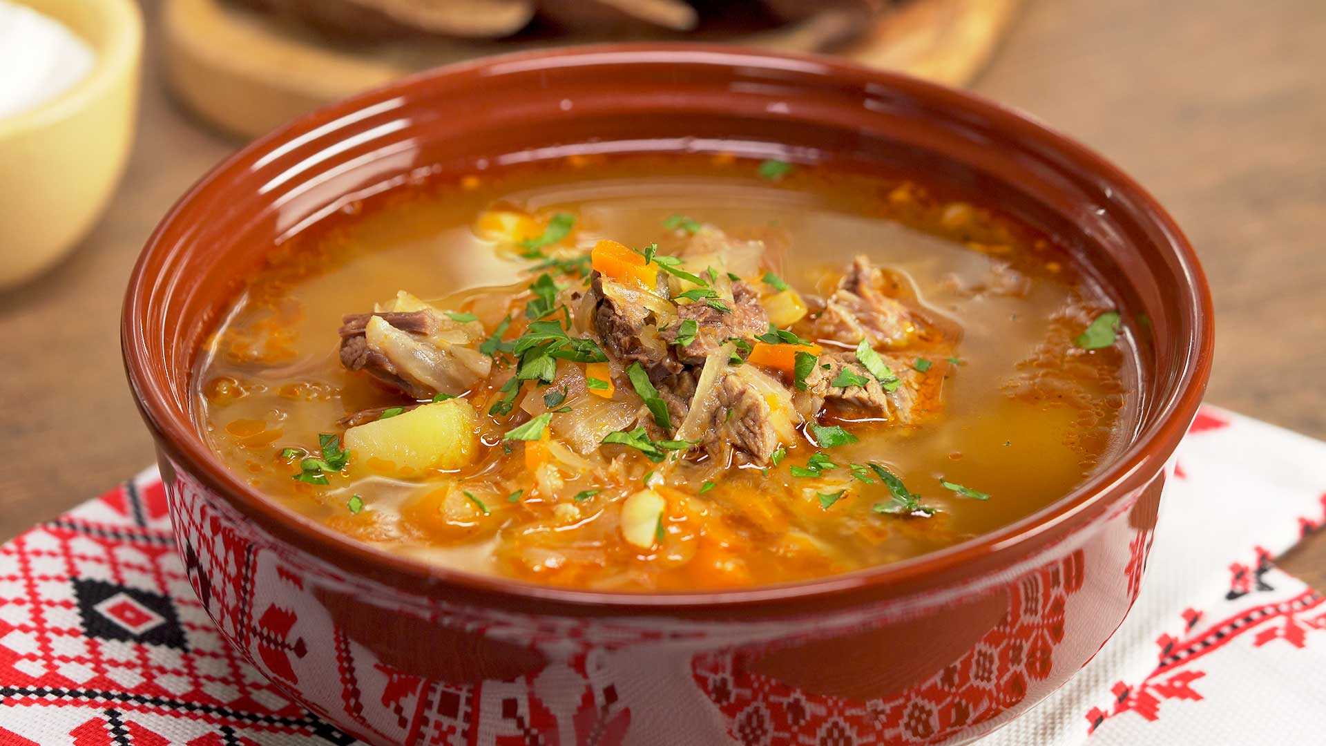 Щи из капусты. вкусные щи из квашеной и свежей капусты