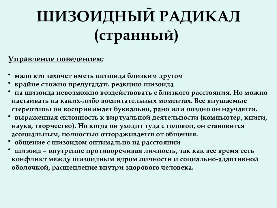 Шизоидный тип личности: признаки, тесты. как общаться с шизоидным типом личности