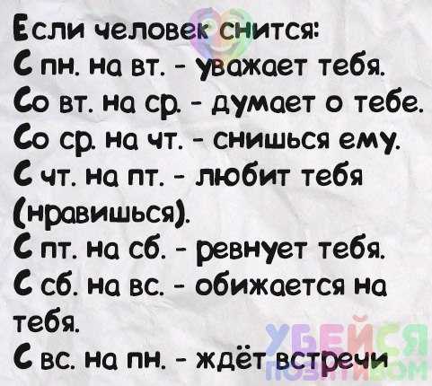 К чему снятся бывшие парни согласно современным сонникам