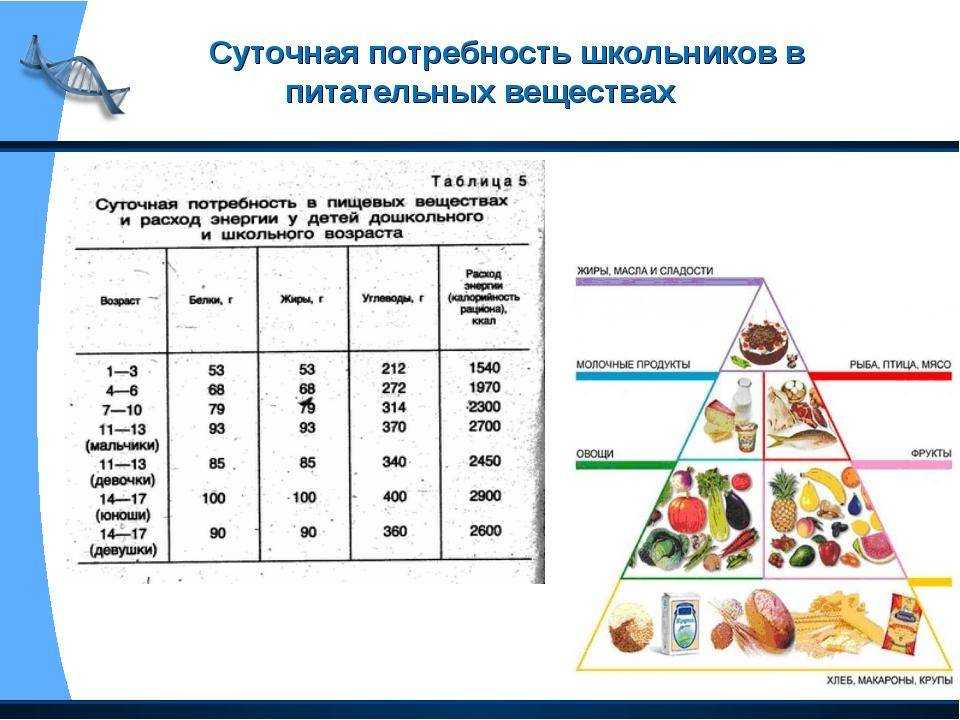 Меню на 1300 калорий в день