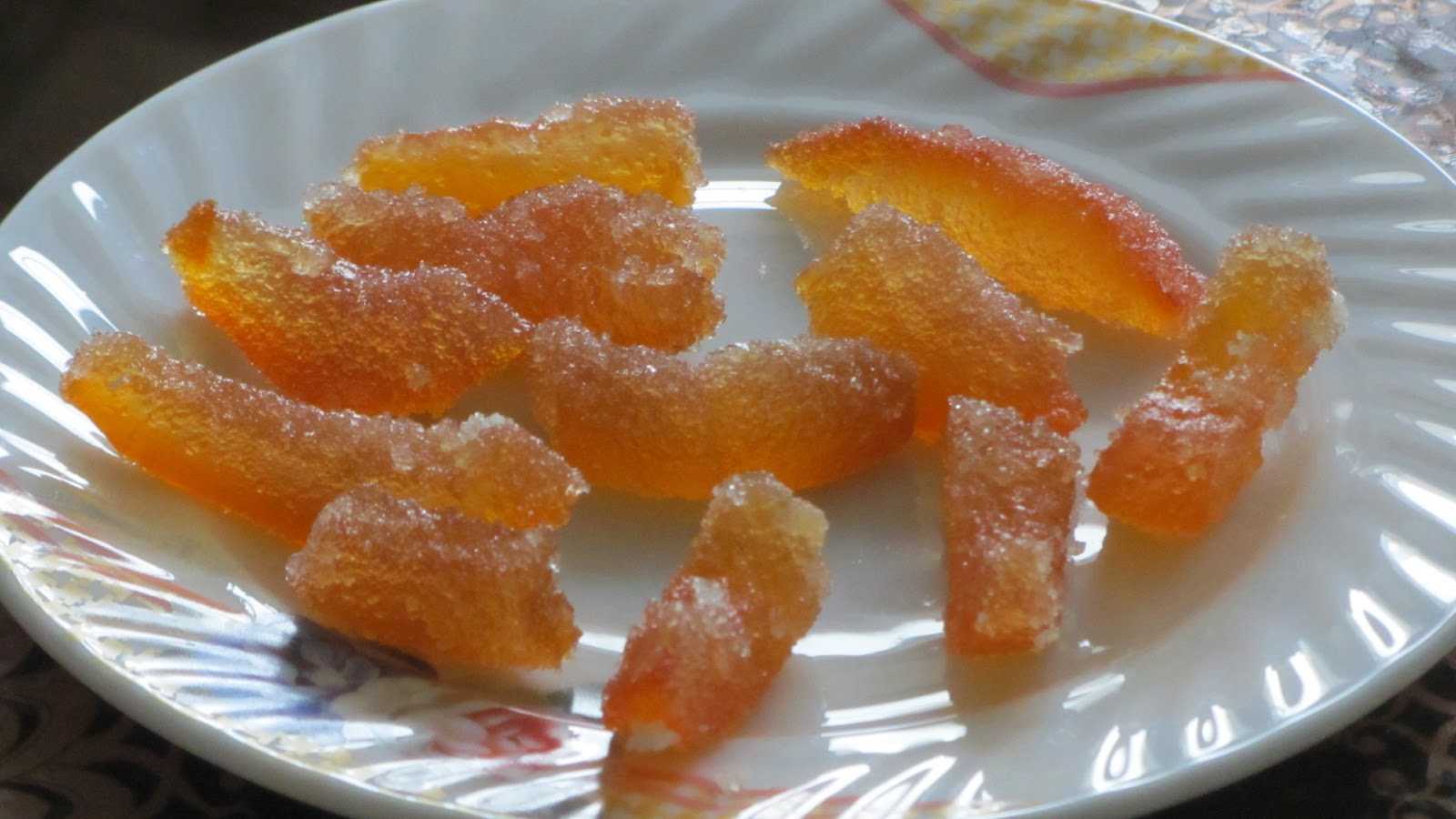 Быстрый рецепт цукатов из апельсиновых корок
