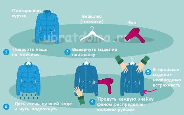Сбился синтепон после стирки куртки: что делать