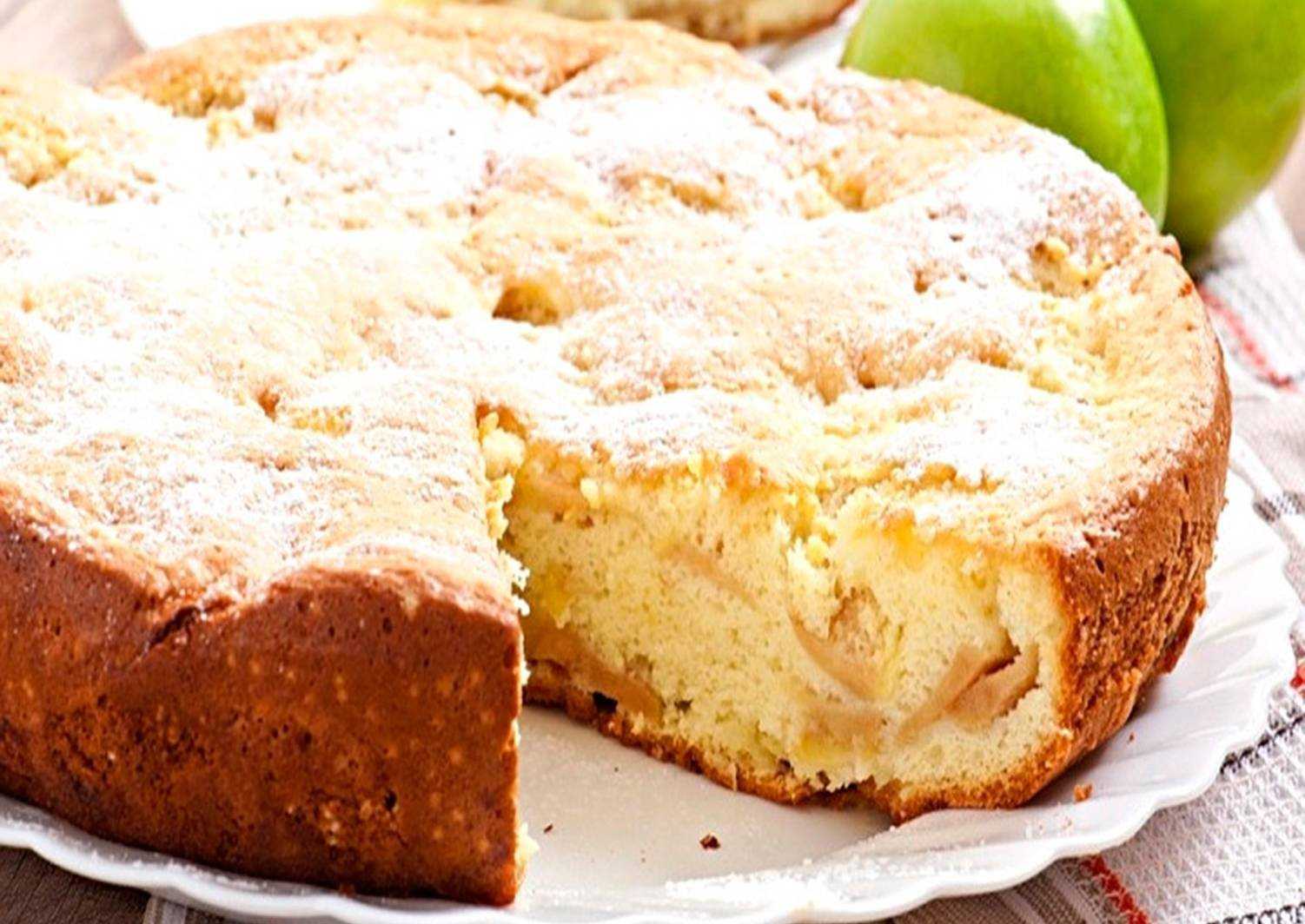 Пышная шарлотка с яблоками в духовке – 11 простых рецептов с поэтапными фото и пошаговым описанием