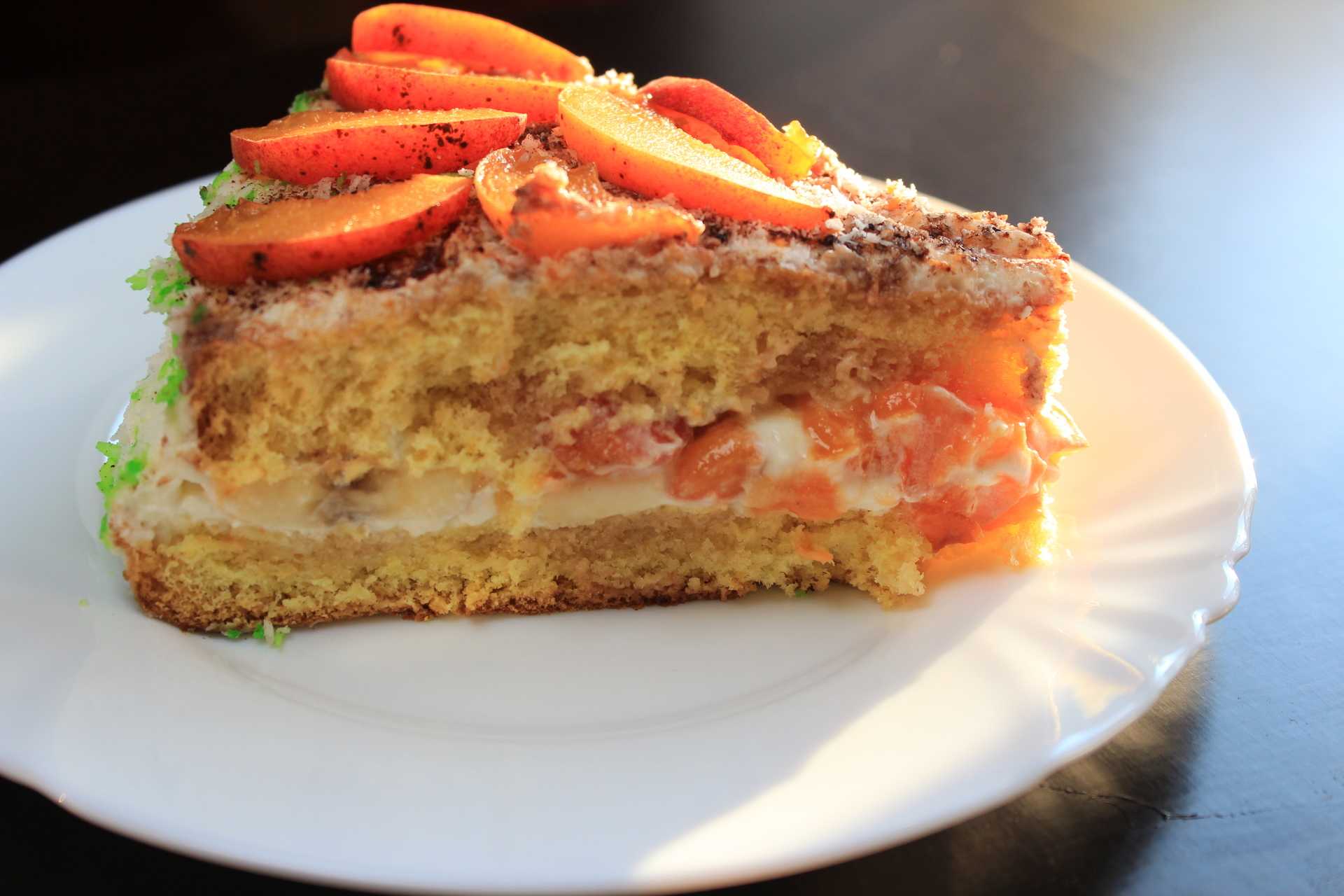 Персиковый торт с персиками - 34 рецепта - 1000.menu