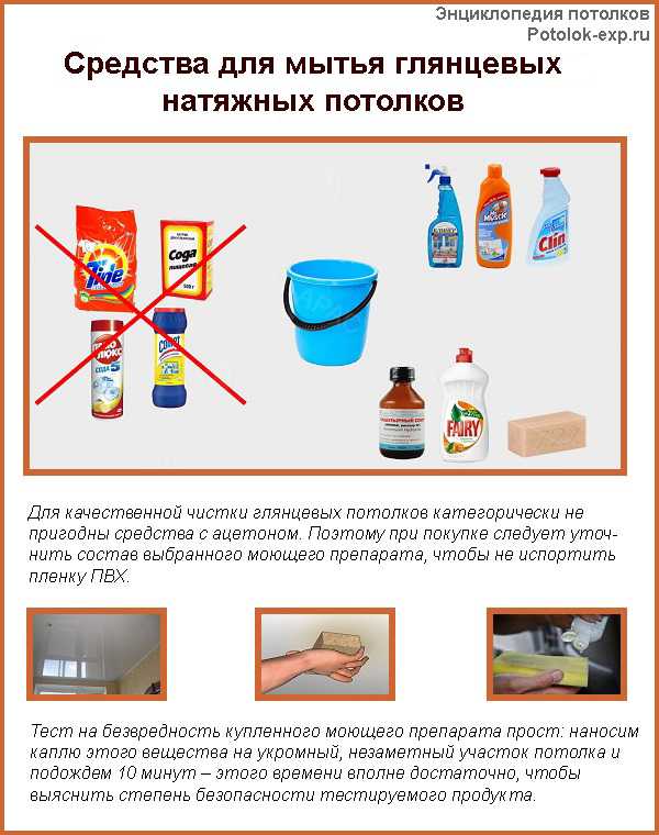 Чем мыть натяжной потолок глянцевый в домашних условиях без разводов
