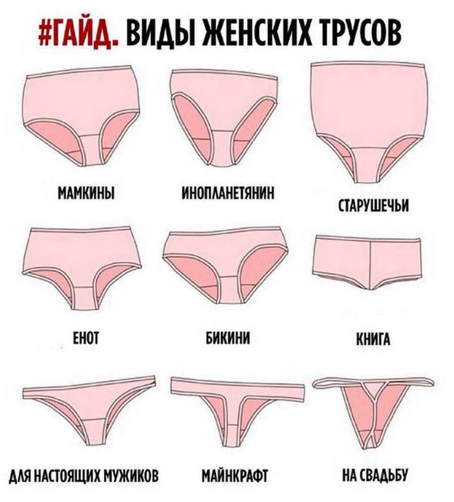 Виды женского нижнего белья: все типы и разновидности