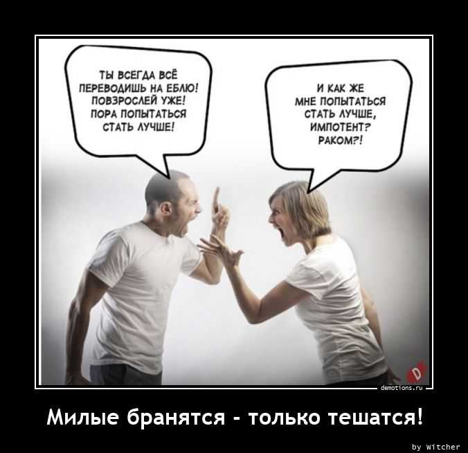 Милые бранятся, только тешатся