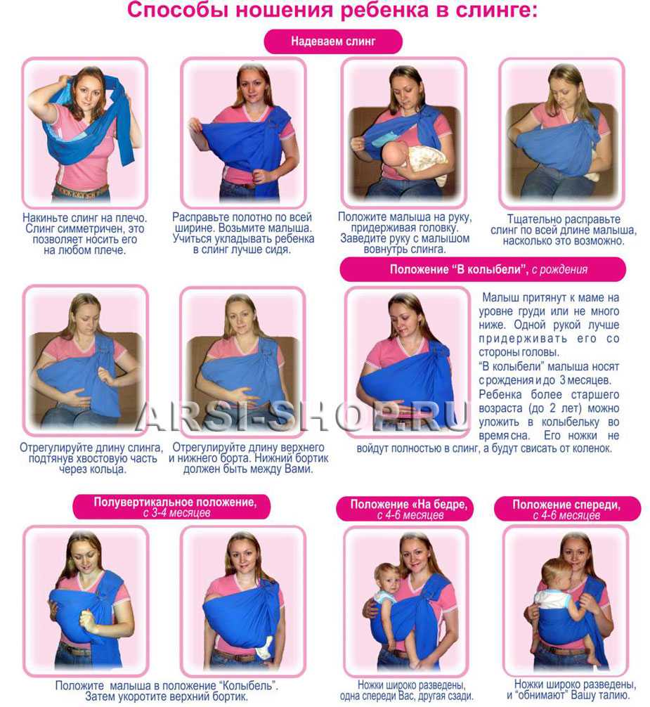 Как носить слинг. что такое слинг. как правильно носить малыша в слинге