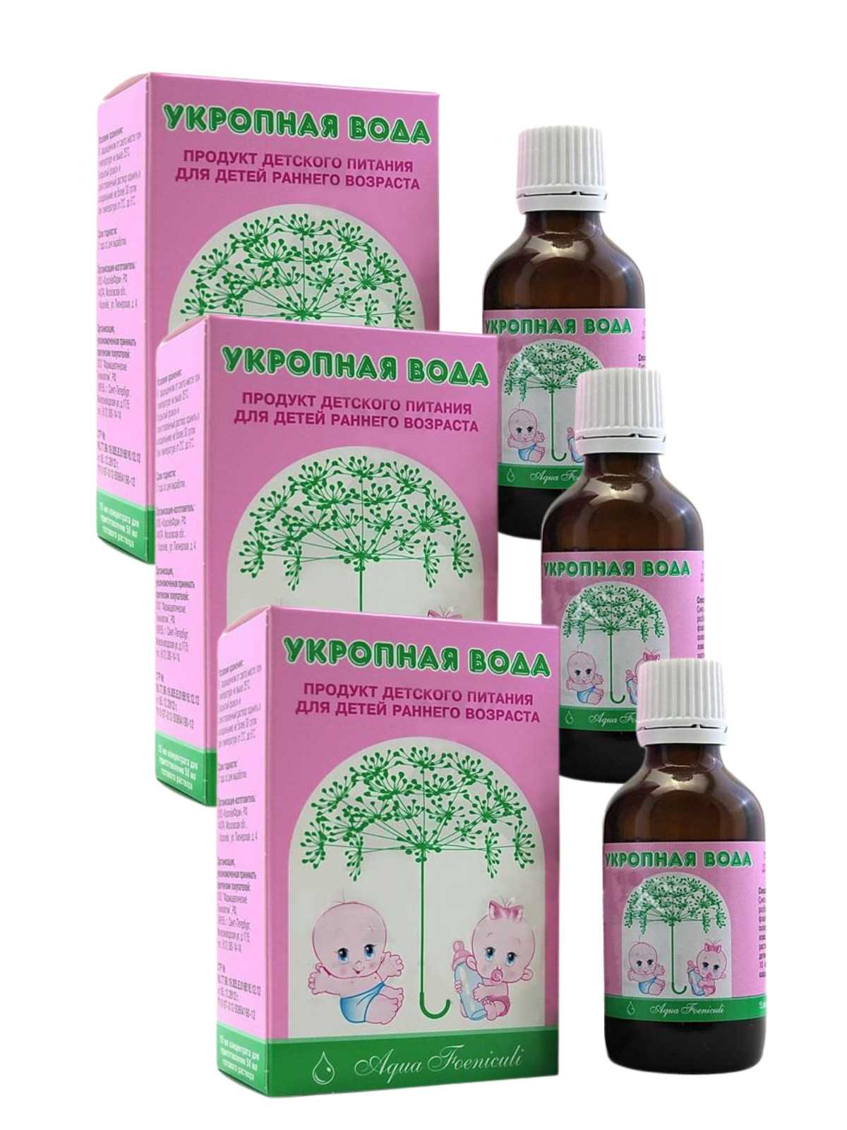 Укропная водичка для новорожденных от коликов: инструкция по применению, польза и вред