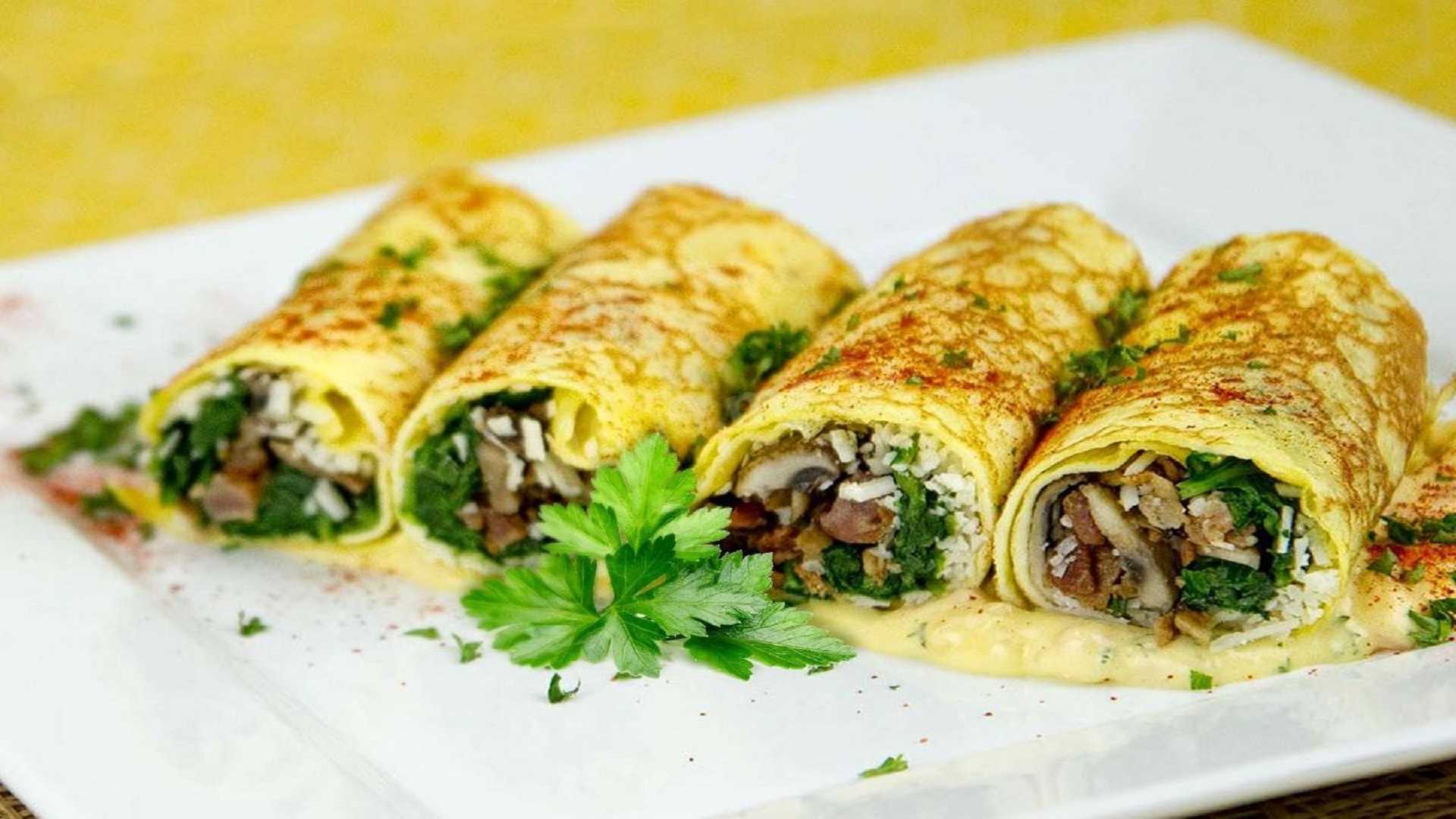 Блины с мясом и рисом – самый лучший проверенный рецепт