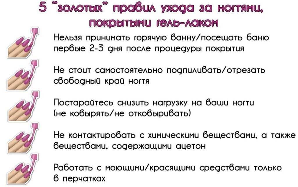 Почему отслаивается гель лак — какие могут быть нарушения -