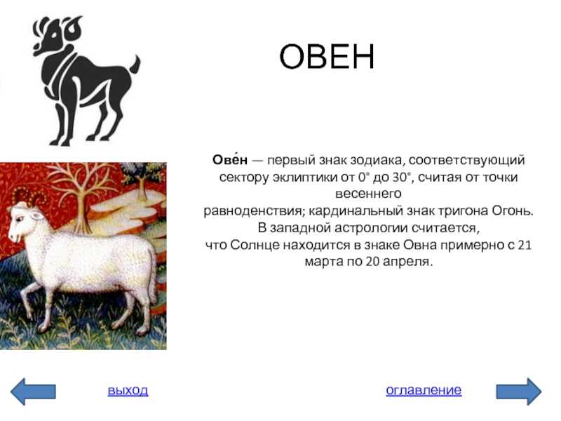 Все об овне: интересные факты и особенности знака зодиака :: инфониак