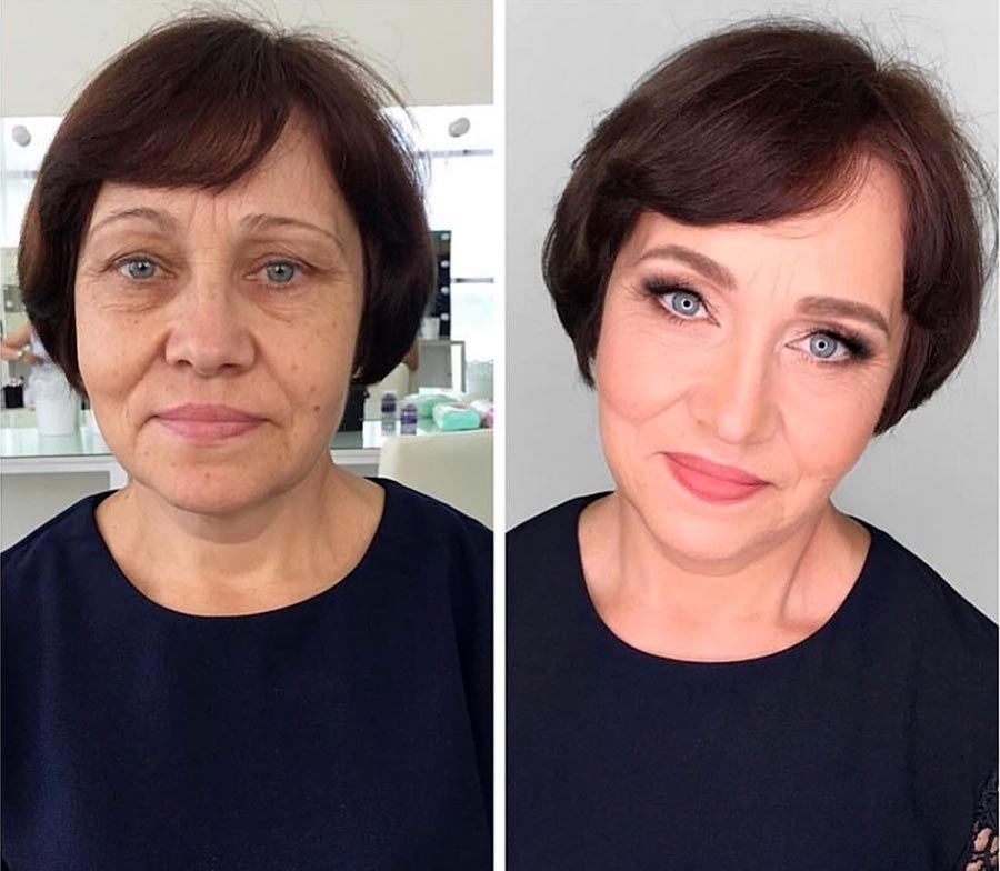Макияж для женщин после 50 лет, который молодит - делаем пошагово с фото и видео | top100beauty