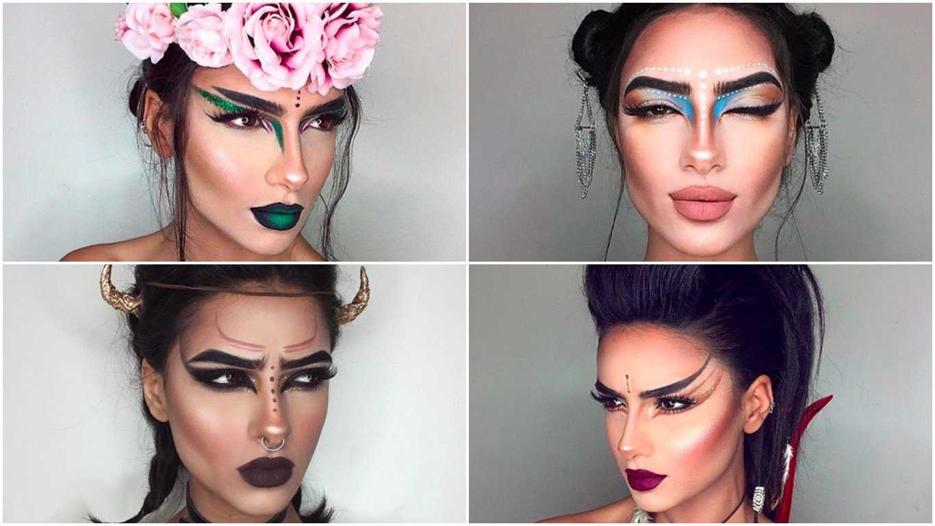 Фантазийный макияж, создание необычного, креативного, художественного make-up