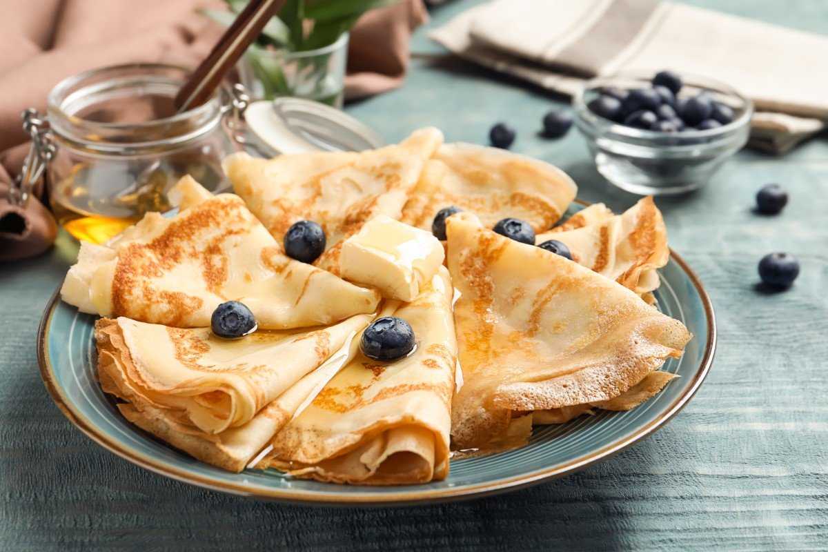 Блины с манкой
